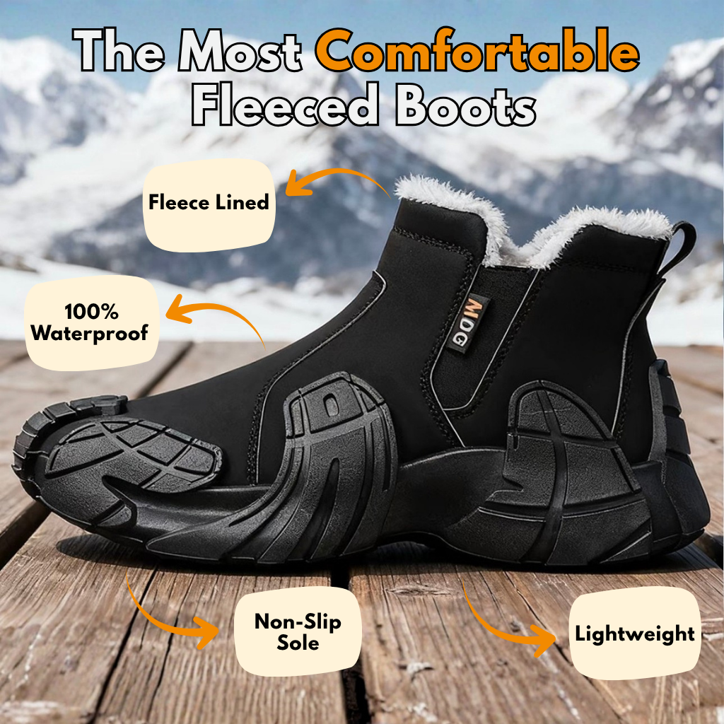 ThermaBoots™ Fleeced Waterproof Boots - Grey